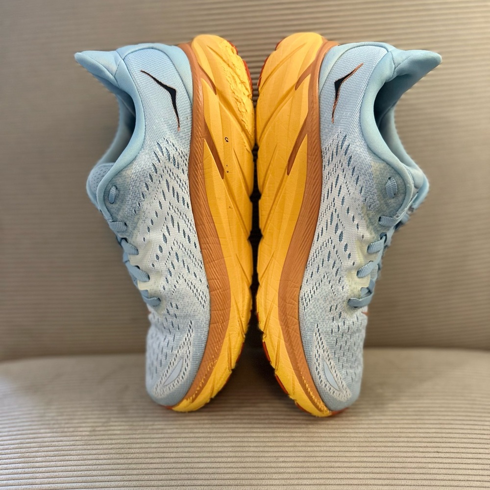 HOKA Women's Clifton 8 - "Summer Song / Ice Flow" - size 7.5B - Picture 7 of 11